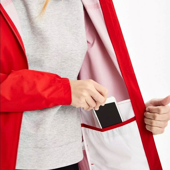 Lole Women's  Lainey Rain Jacket NWT Red SZ M - Picture 4 of 4